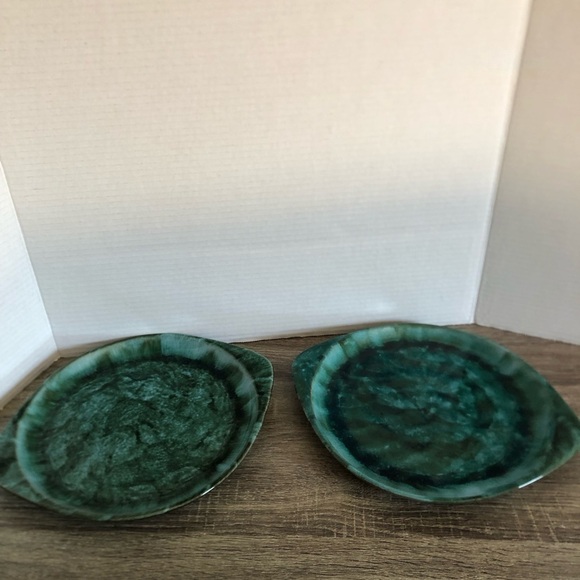 Vtg Blue Mountain Pottery Serving Plates with Handles - Picture 2 of 9